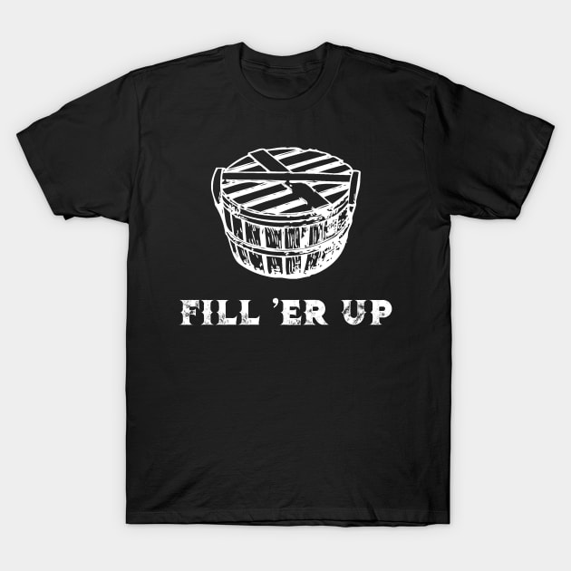 Crab Fill Er Up Crabbing Crab Fishing T-Shirt by StacysCellar